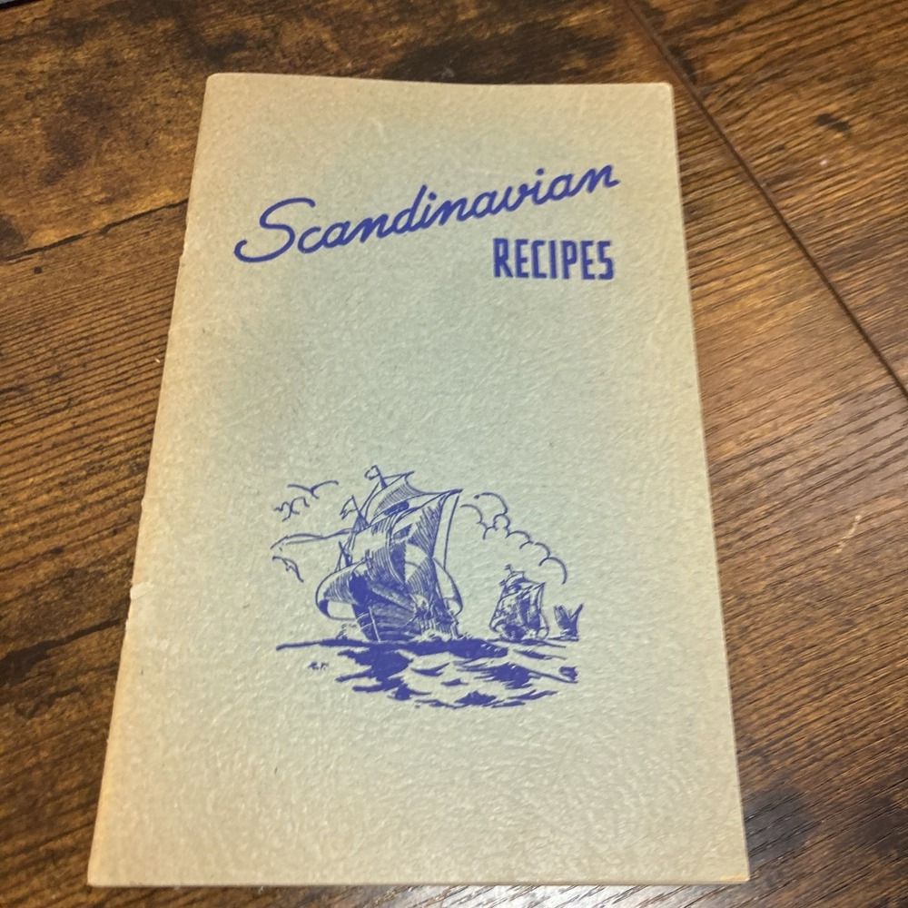 Scandinavian Recipes Julia Peterson Tufford 1944 6th Printing Vintage Cookbook